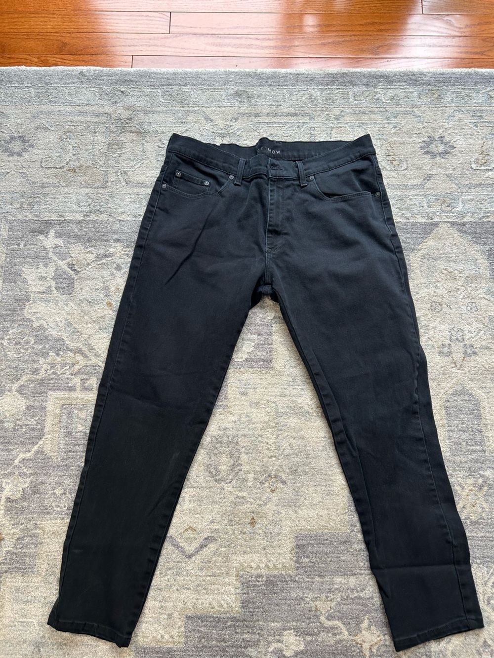 Mott & Bow Men’s Slim Barclay Jeans - Black - 36x32